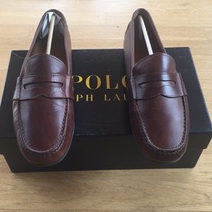 Polo Ralph Lauren Driving Moc Style Hayward Brown